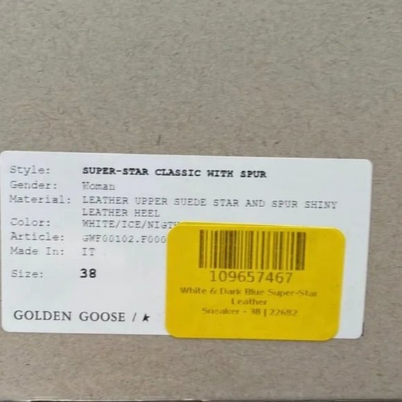 Golden Goose, SUPER STAR classic with spur - Picture 4 of 4